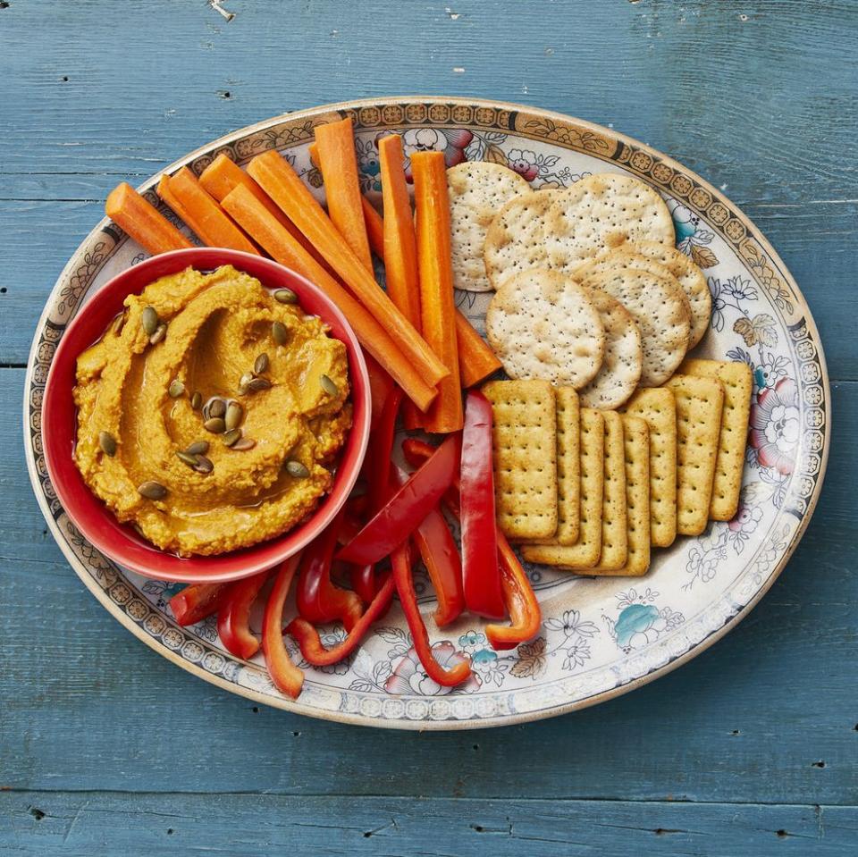 Roasted Garlic Pumpkin Hummus