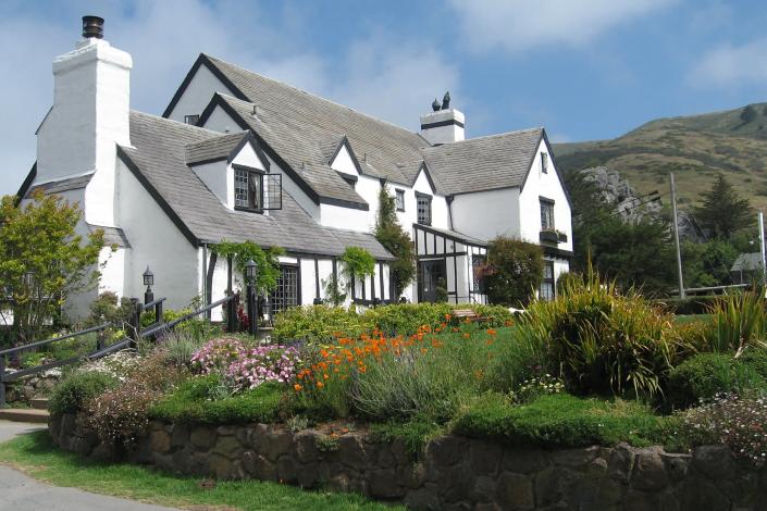 Exterior of the Pelican Inn