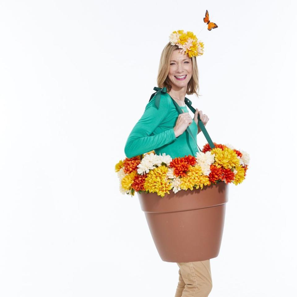 <p>Flower pots turn into a party-ready dress when you deck them out with faux blooms, butterfly embellishments, and ribbon. How cute!</p><p><a class="link " href="https://go.redirectingat.com?id=74968X1596630&url=https%3A%2F%2Fwww.homedepot.com%2Fp%2FBloem-24-x-20-25-Terra-Cotta-Terra-Plastic-Planter-50024C%2F301861639&sref=https%3A%2F%2Fwww.goodhousekeeping.com%2Fholidays%2Fhalloween-ideas%2Fg33393477%2Fplant-costumes%2F" rel="nofollow noopener" target="_blank" data-ylk="slk:SHOP PLANTERS;elm:context_link;itc:0;sec:content-canvas">SHOP PLANTERS</a></p><p><em><a href="https://www.womansday.com/life/a29103620/bloom-mom/" rel="nofollow noopener" target="_blank" data-ylk="slk:Get the tutorial at Woman's Day »;elm:context_link;itc:0;sec:content-canvas" class="link ">Get the tutorial at Woman's Day »</a></em></p>