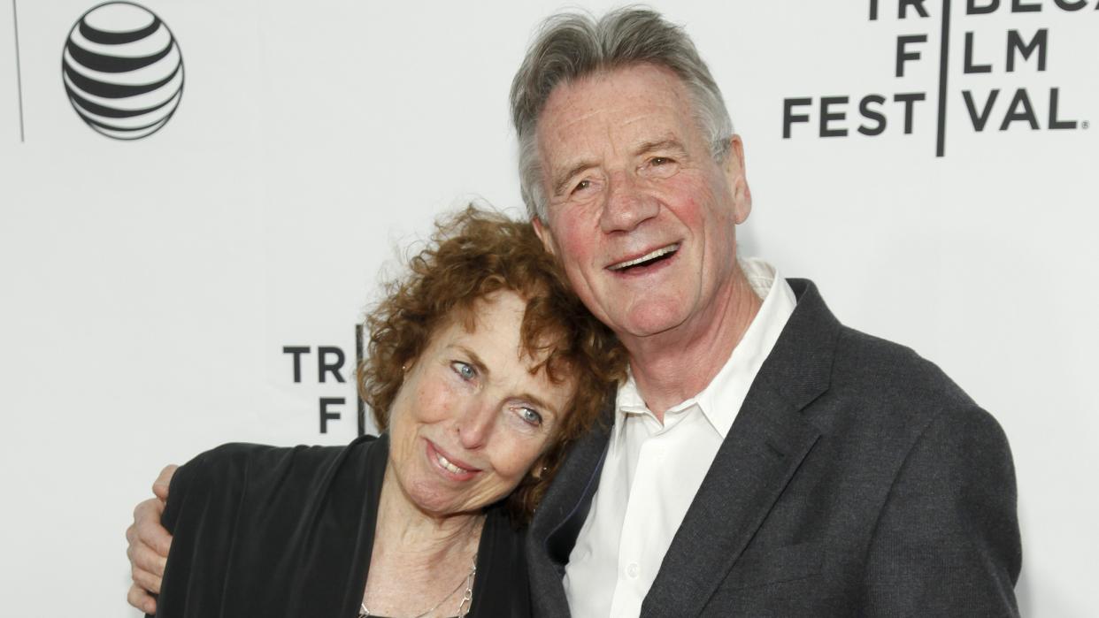 Helen Gibbins, left, and Michael Palin, right, attend a special Tribeca Film Festival screening of 