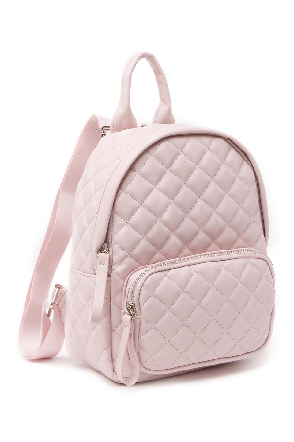Madden Girl Quilted Mid Backpack