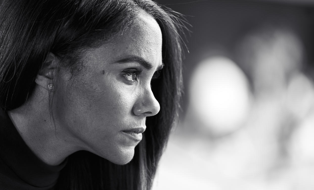 BBC Sport pundit Alex Scott during the FIFA Women's World Cup, round of Sixteen match at State du Hainaut, Valenciennes. (Photo by John Walton/PA Images via Getty Images)