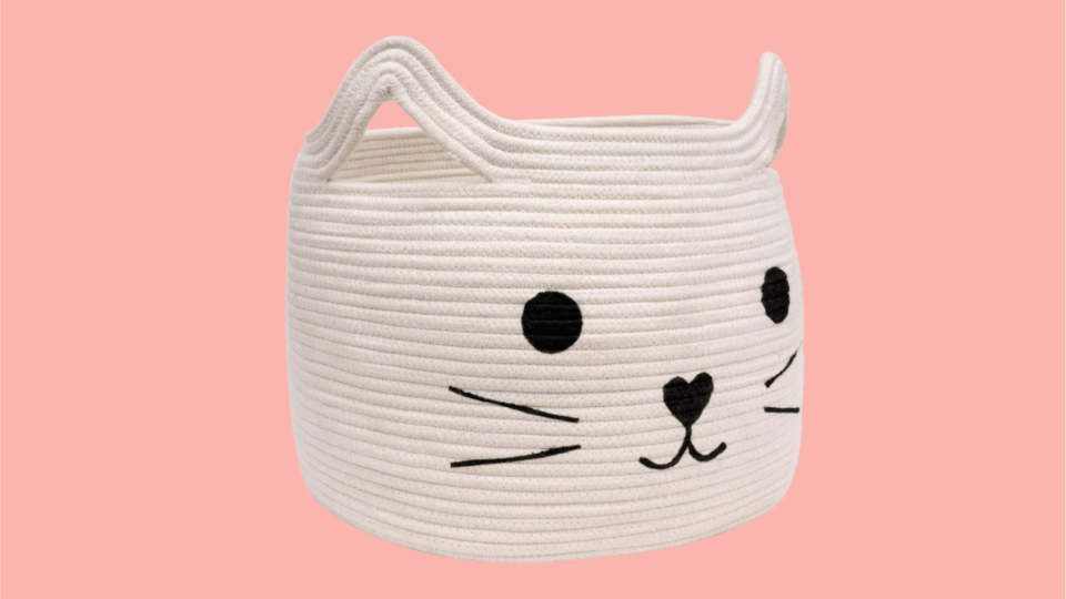 The best cat gifts to give from Amazon: Woven storage basket