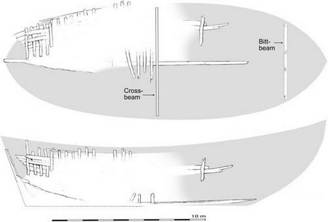 Visual reconstruction of the hull