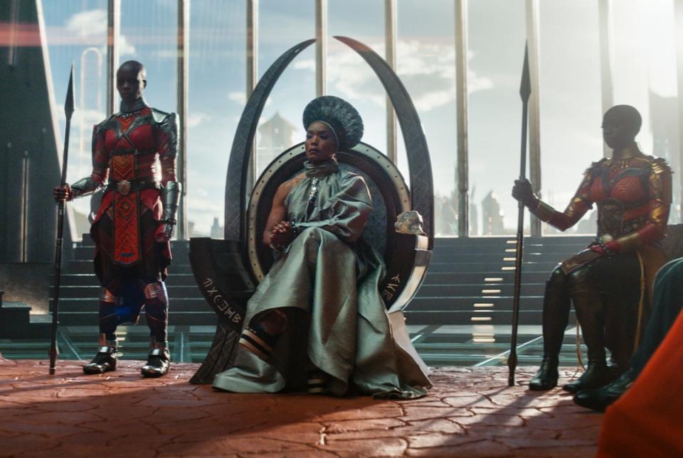 Angela Bassett stars in ‘Black Panther: Wakanda Forever’ (Marvel Studios)