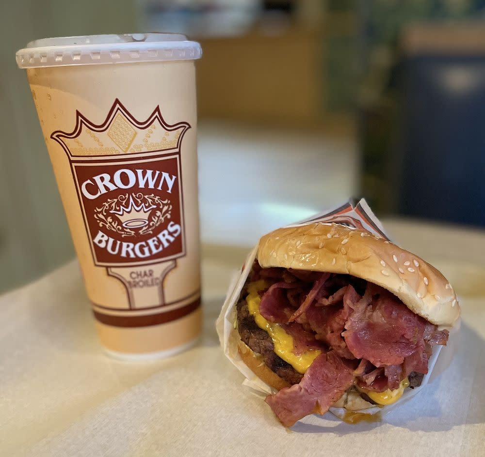 Crown Burgers Pastrami Sandwich