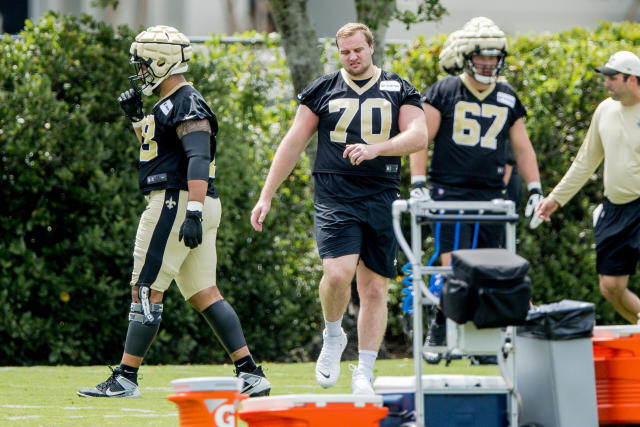 As expected, Trevor Penning returns to Saints practice on Friday