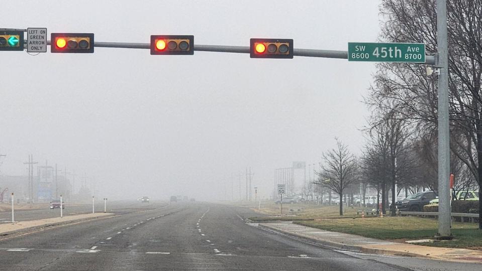 Heavy fog could be seen in the Amarillo area on Thursday morning, reducing visibility for travelers ahead of a winter storm system expected to drop several inches of snow in the Texas Panhandle later in the day. Road crews pretreated roads in the region on Wednesday ahead of the storm, the Texas Department of Transportation (TxDOT) Amarillo District said.