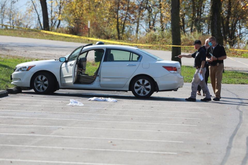 Kathleen Boyuk, 75, of Norwich Township, was found fatally shot in her car on Oct. 22, 2020 at Griggs Reservoir on Columbus' Northwest Side. Her 77-year-old husband, Walter, a Columbus attorney, was later charged with and admitted to killing her. He was sentenced Monday in Franklin County Common Pleas Court. 
(Photo: Doral Chenoweth/Columbus Dispatch)