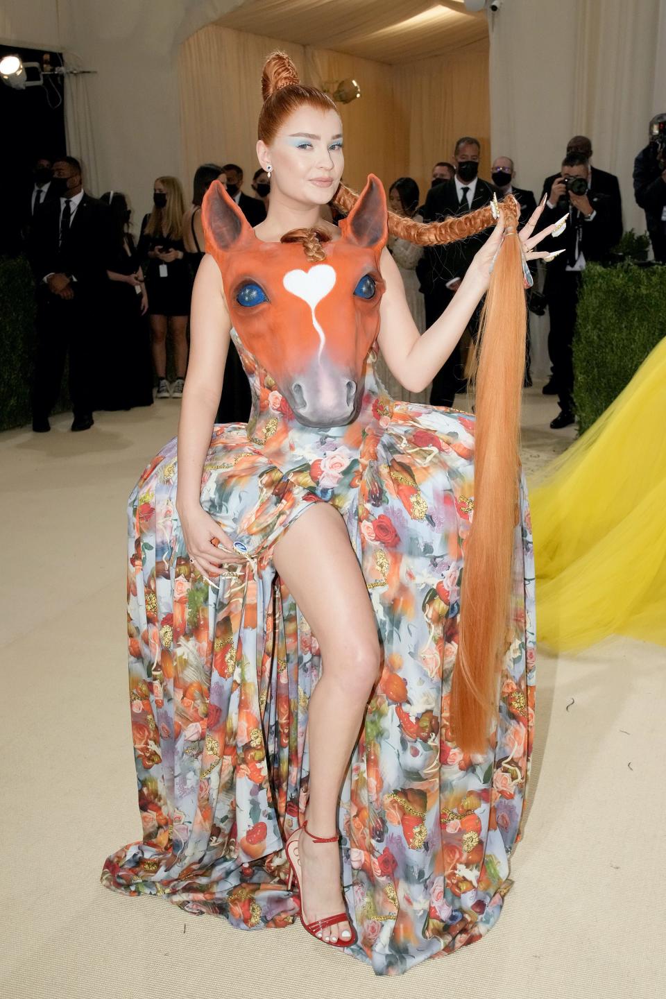 Kim Petras at the 2021 Met Gala.