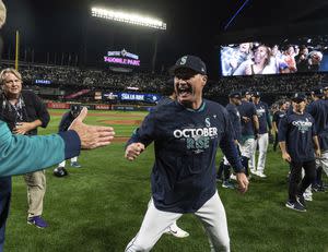 After dramatic playoff clincher, still lots at stake for Mariners