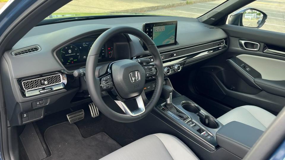 2025 honda civic hybrid interior