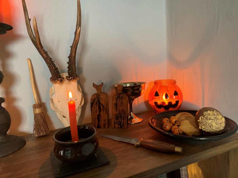 Alexa’s ancestral altar is her first line of defence when practising witchcraft (Collect/PA Real Life)