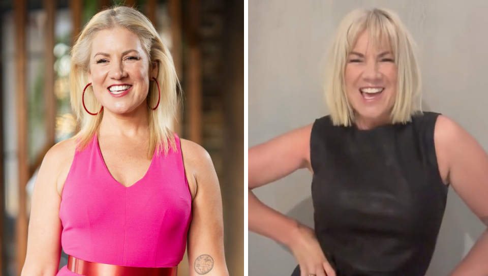 MAFS’ Lucinda Light on the show / Lucinda with a bob.