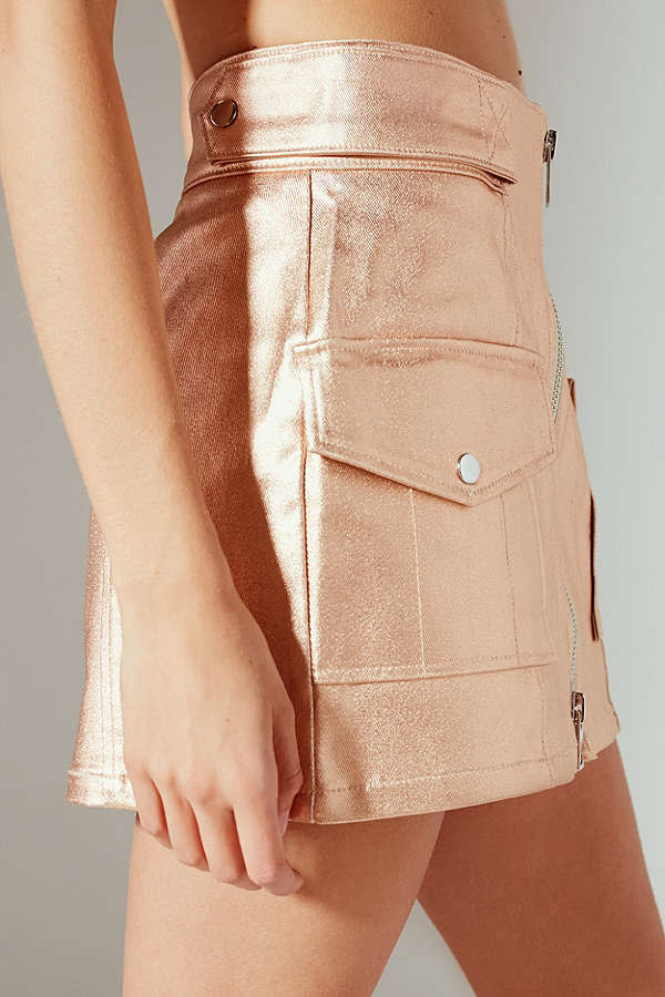 Copper colored skirt