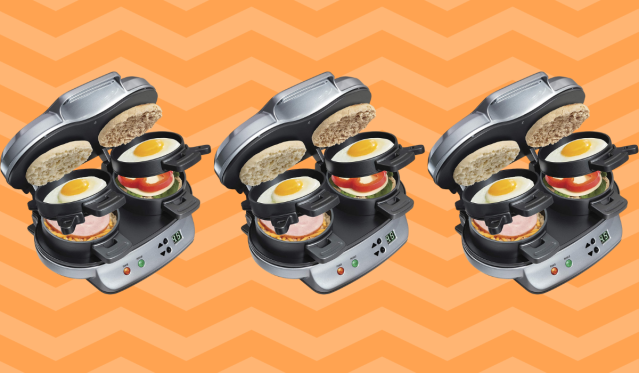 This Hamilton Beach breakfast sandwich maker changed my mornings