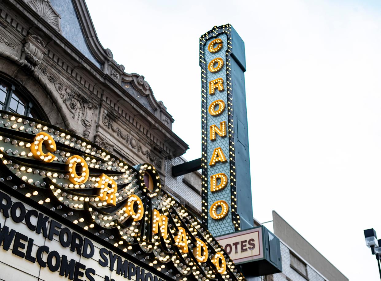 Coronado Performing Arts Center is seen on Wednesday, Jan. 18, 2023, in Rockford.