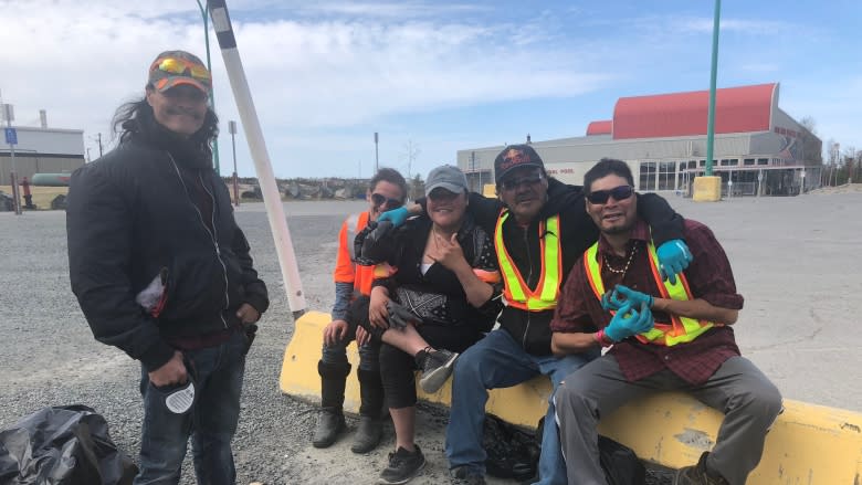 'I feel really happy': Yellowknife's homeless take pride in new employment program