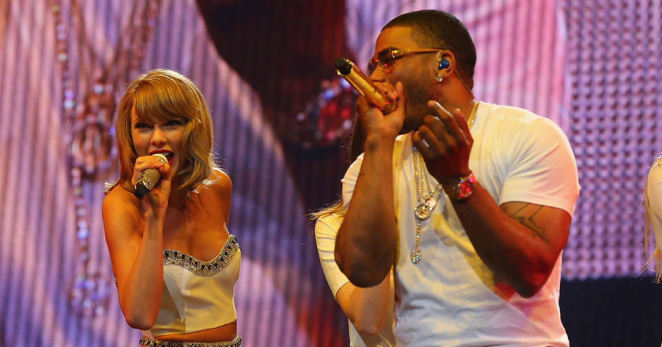 Hold the phone! Taylor Swift and Nelly just performed “Dilemma” together and it’s everything