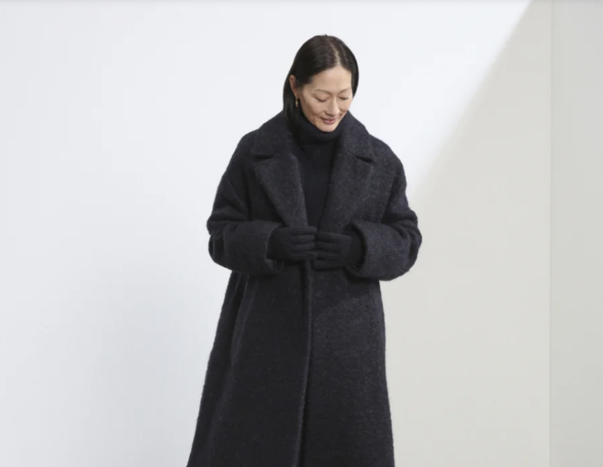 宅配 ライトカーキ （GYU様専用）ENOF long long coat 新品未使用