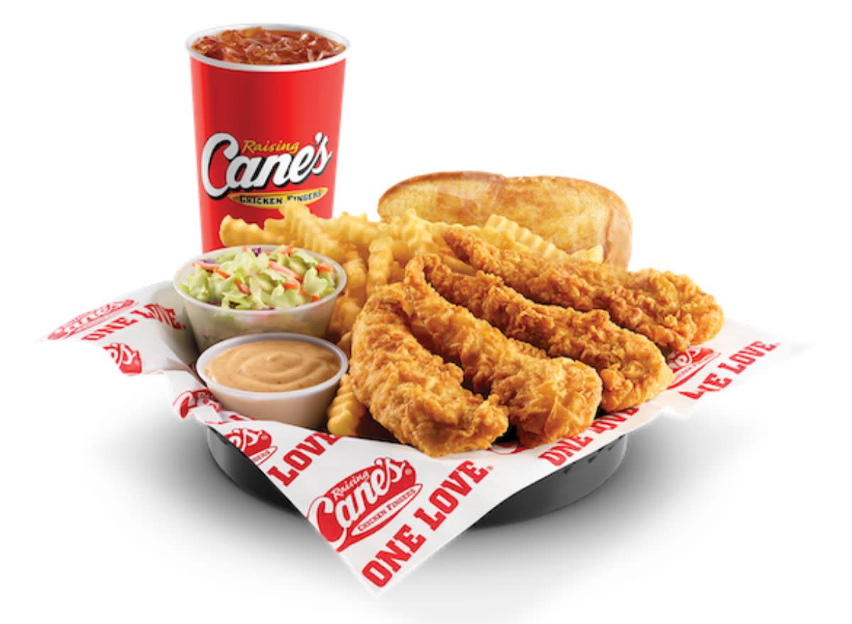 raising canes chicken tenders