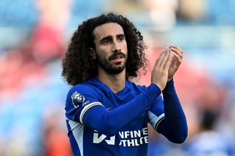 Marc Cucurella in action for Chelsea.