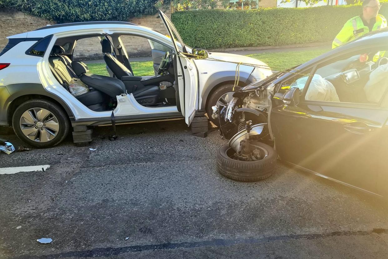 A schoolgirl has suffered â€˜serious injuriesâ€™ and been taken to hospital after being hit by a car in Sutton Coldfield, West Midlands.  See SWNS story SWMDhit.  The incident took place in Reddicap Heath Road shortly after 3pm on Thursday, October 21.  Police, ambulance and fire crews attended the scene and the road was cordoned off in both directions. 