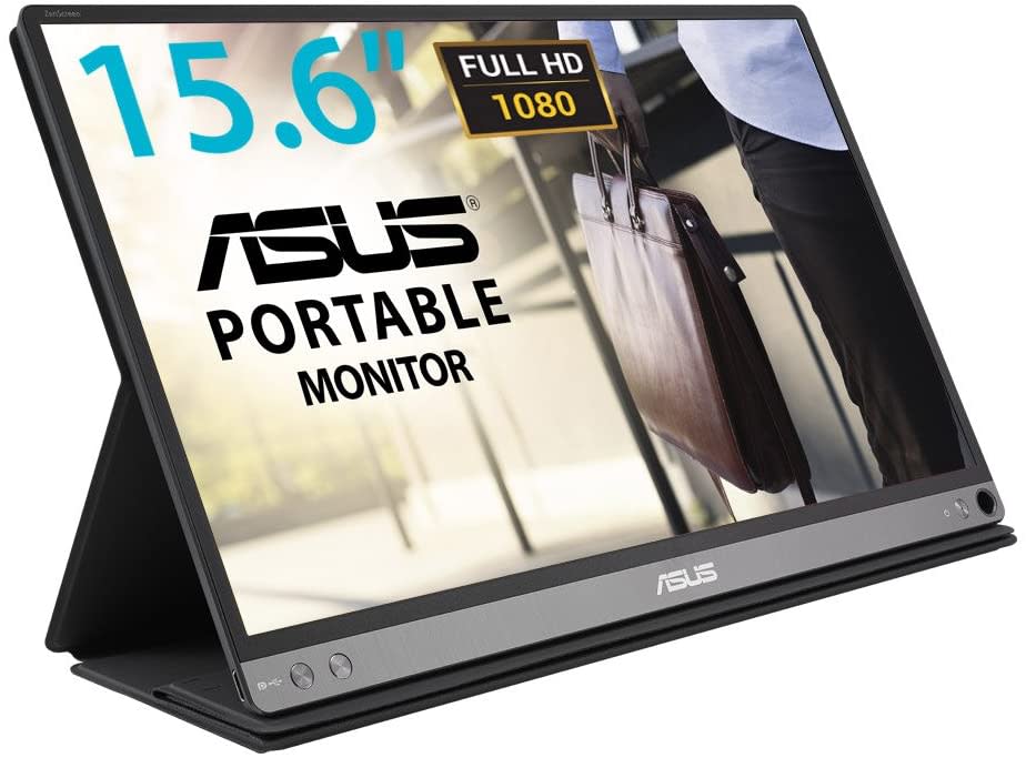 Portable Monitore wie dieses Modell von ASUS versprechen hohe Flexibilität. (Bild: Amazon.de)