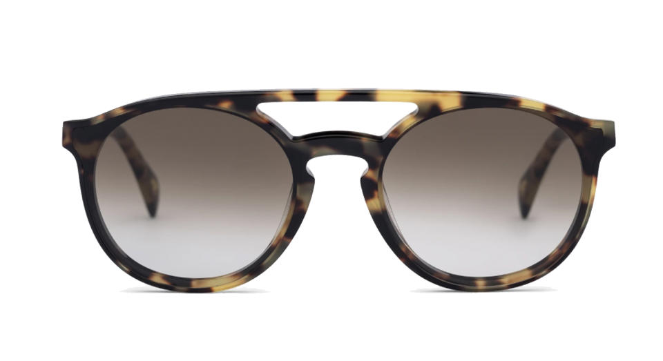 LIGHT HAVANA AVIATOR SUNGLASSES