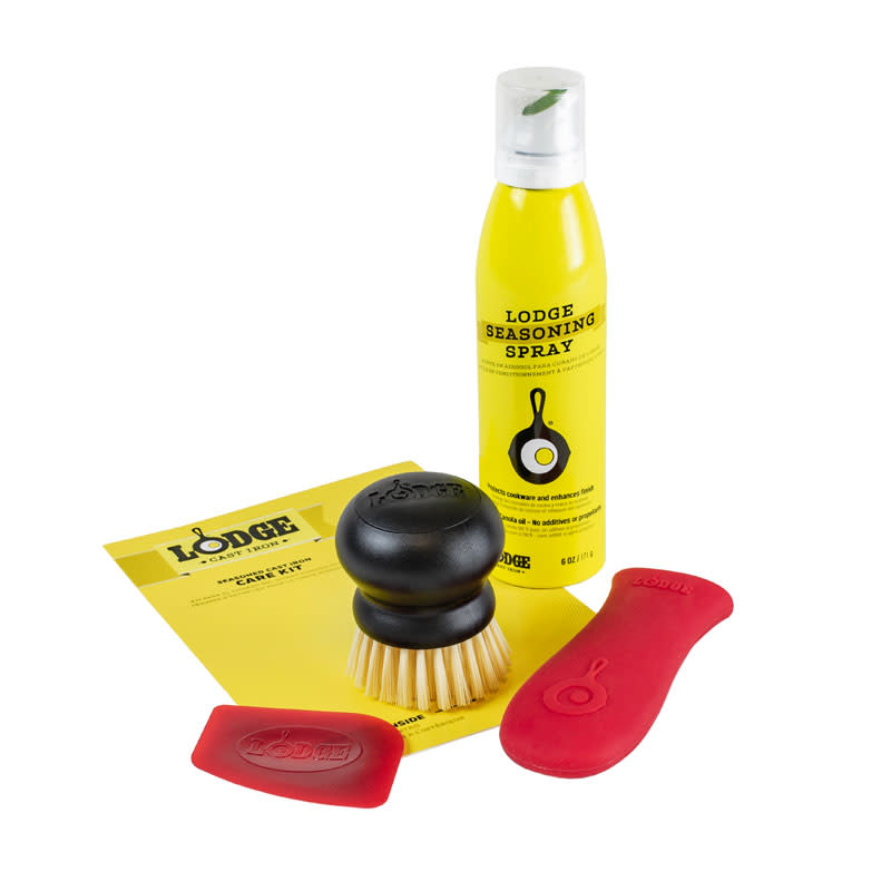 seasoned cast iron care kit lodge