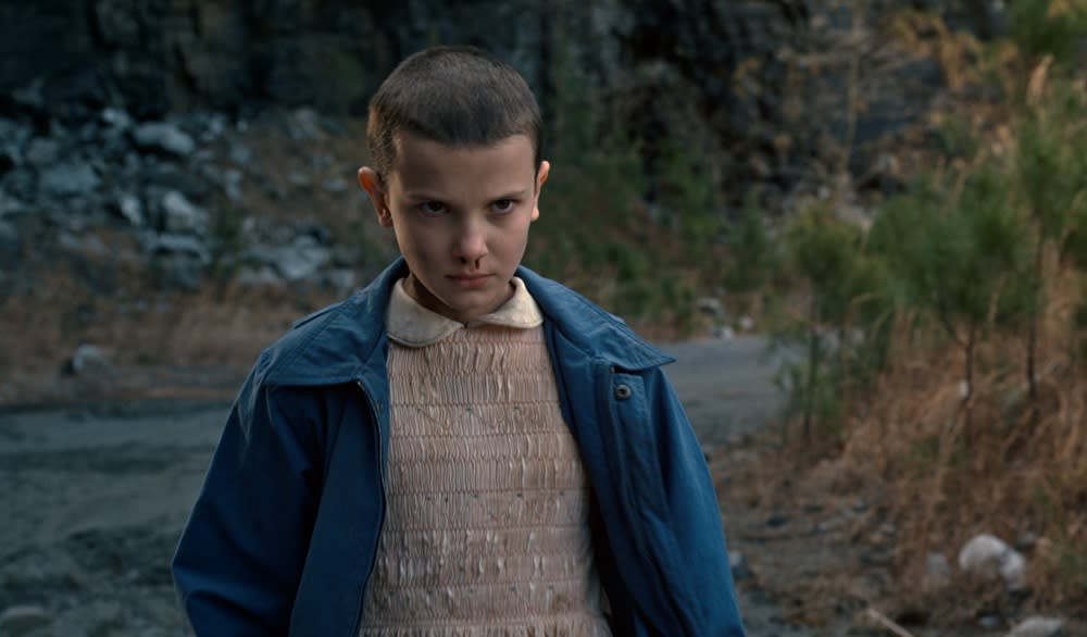 Millie Bobby Brown in 'Stranger Things' (credit: Netflix)