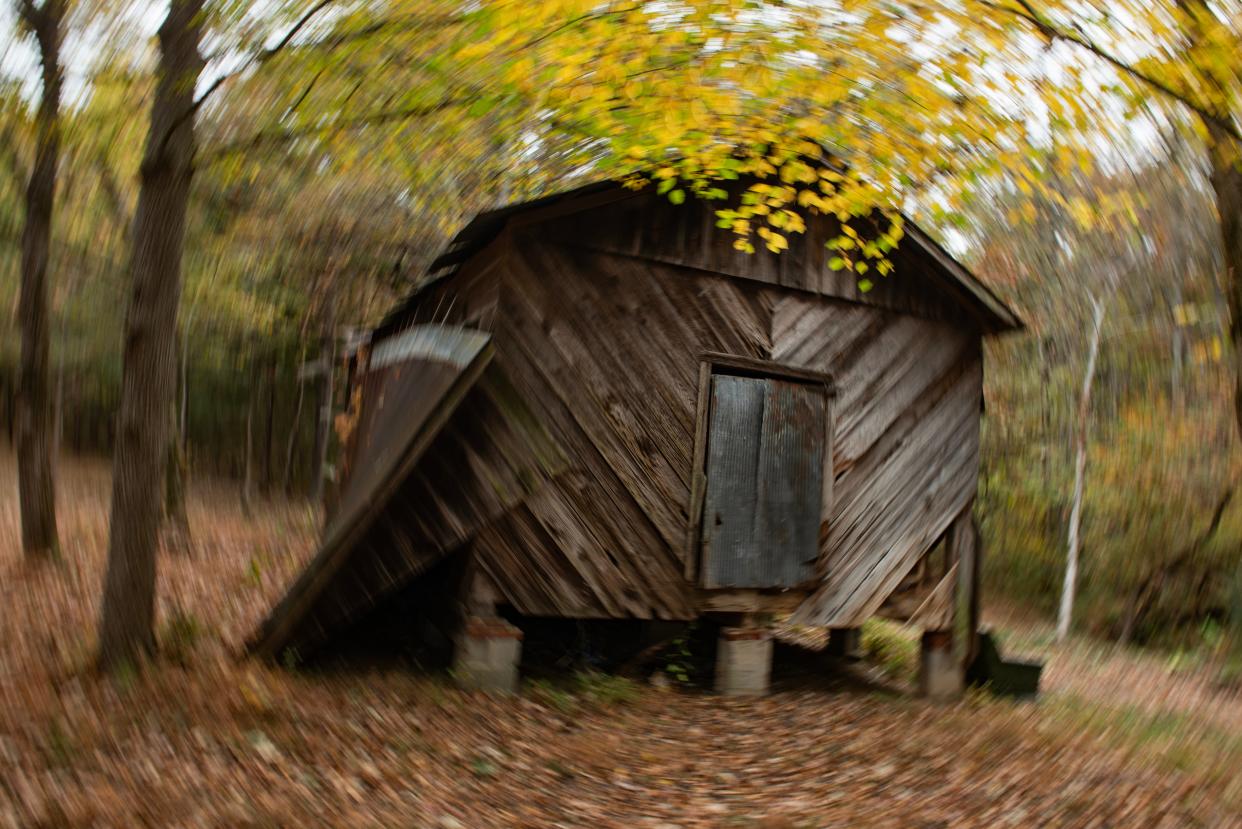 Greenfield Farm, previously owned by William Faulkner, will be the site of a writers residency set to open in 2025 near Oxford, Miss., seen on Friday, Oct. 27, 2023. Farmers throughout Mississippi may not begin receiving financial aid due to losses from the 2023 drought because of a USDA disaster designation,