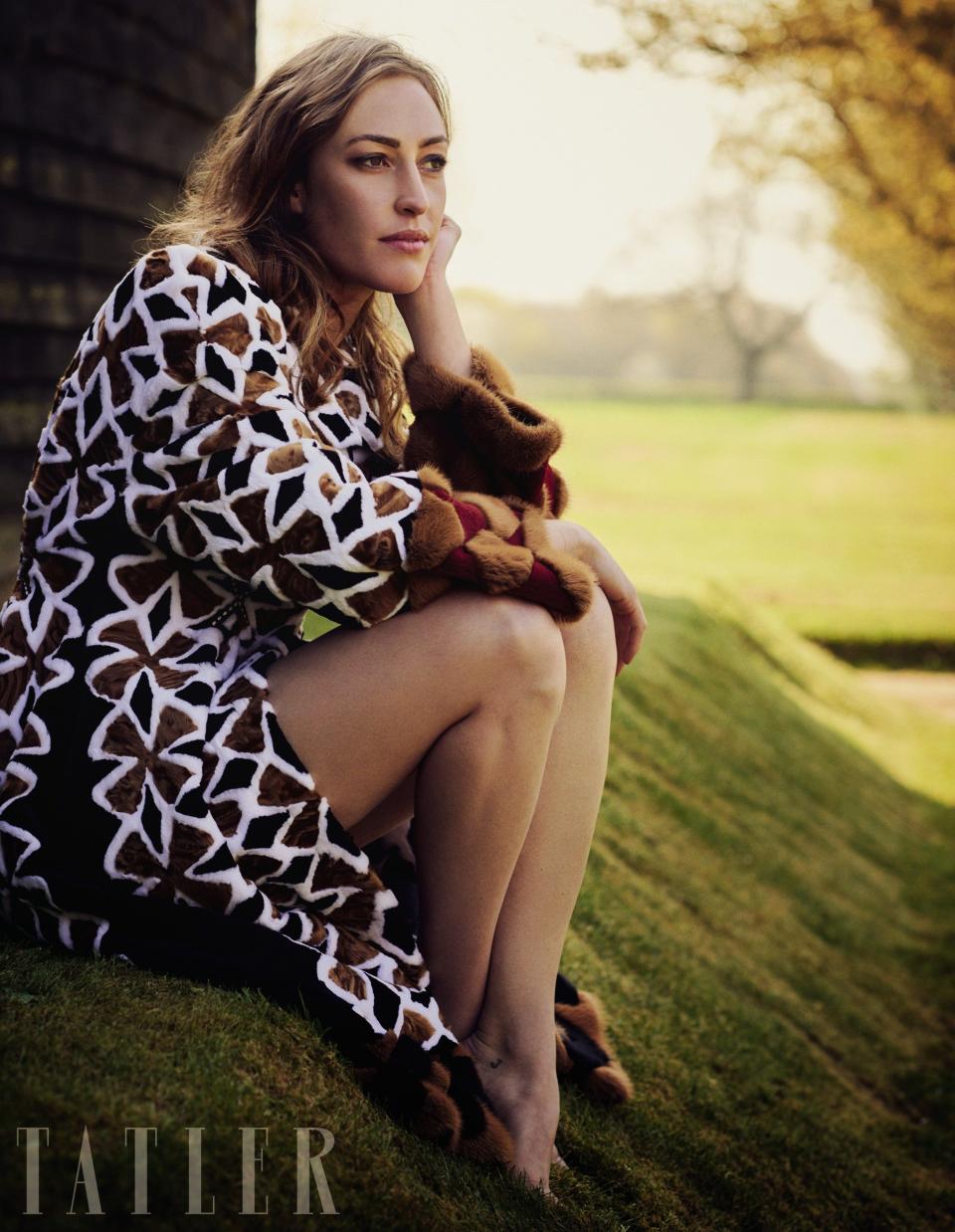 Lady Tatiana Mountbatten in Tatler - Credit: David Burton/Tatler