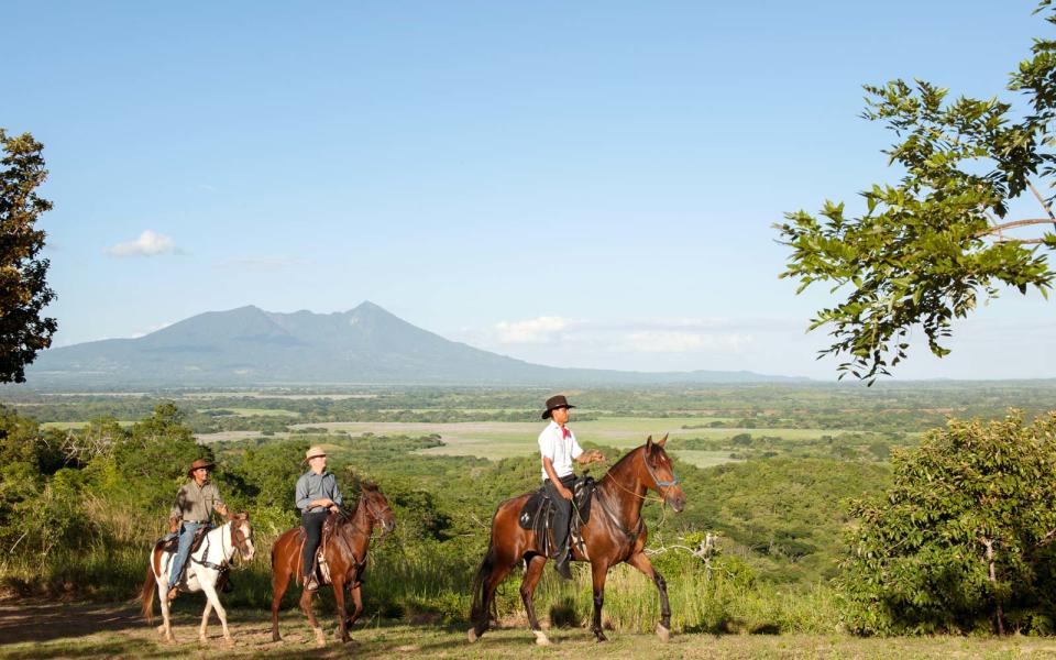 <p>A wave of incredible new properties is bringing renewed attention to <a rel="nofollow noopener" href="http://www.travelandleisure.com/articles/nicaragua-today-affordable-and-low-key" target="_blank" data-ylk="slk:Central America’s largest country;elm:context_link;itc:0;sec:content-canvas" class="link ">Central America’s largest country</a>, which visitors flock to for <a rel="nofollow noopener" href="http://www.travelandleisure.com/articles/journeys-nicaragua-panama" target="_blank" data-ylk="slk:rain-forest tours and snorkeling;elm:context_link;itc:0;sec:content-canvas" class="link ">rain-forest tours and snorkeling</a> around surrounding islands. Fifteen miles south of Granada is the recently opened <a rel="nofollow noopener" href="http://www.nekupe.com/" target="_blank" data-ylk="slk:Nekupe Sporting Resort & Retreat;elm:context_link;itc:0;sec:content-canvas" class="link ">Nekupe Sporting Resort & Retreat</a>. Nekupe, a native word used to describe heaven, is an intimate eight-villa resort spread across 1,300 acres on the mountainside. Floor-to-ceiling windows offer uninterrupted views of Mombacho, but the best way to experience the cloud-forest-covered volcano is hiking, mountain biking, and horseback riding. Travelers seeking a beach escape should head to the new <a rel="nofollow noopener" href="http://mesonnadi.com/" target="_blank" data-ylk="slk:Meson Nadi;elm:context_link;itc:0;sec:content-canvas" class="link ">Meson Nadi</a> hotel on the edge of Costa Esmeralda: a contemporary, Bauhaus-inspired, six-suite boutique with concrete tiles, handwoven hammam blankets, and gardens. —<em>Melanie Lieberman</em></p>