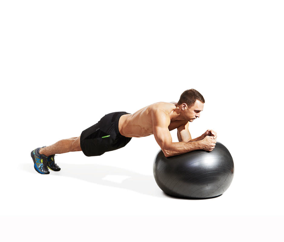 Stability Ball Plank<p>Beth Bishoff</p>