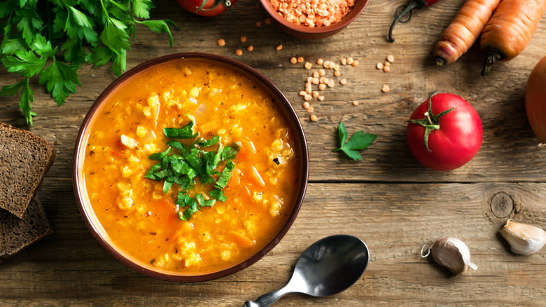 turkish red lentil soup