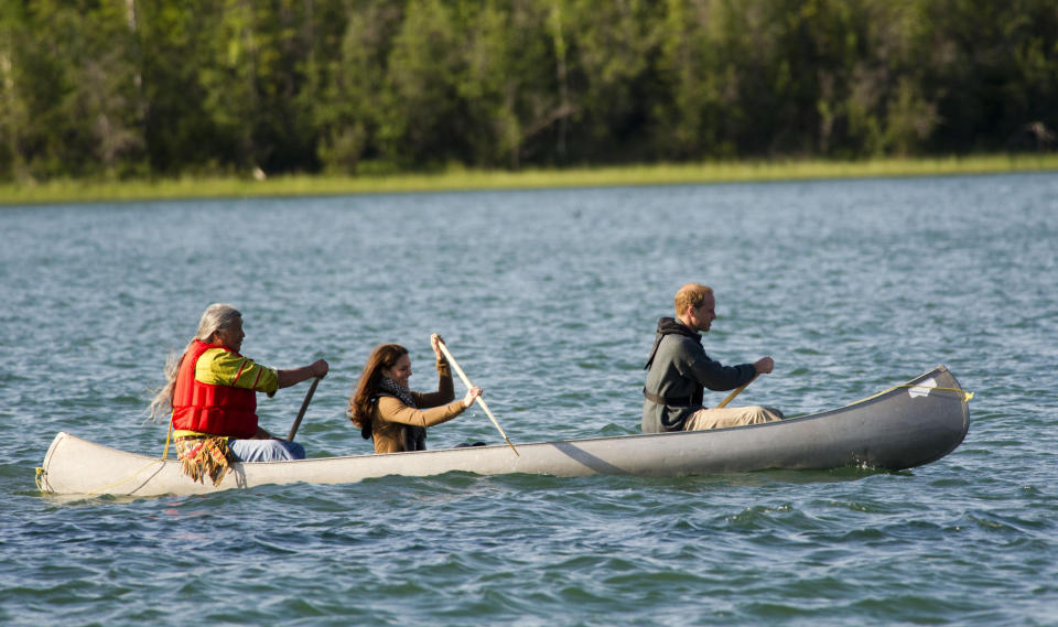 Duke and Duchess of Cambridge takes to the waves