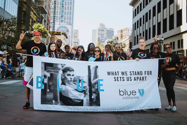 <p>Blue Shield of California</p> Blue Shield of California employees celebrate Pride in Oakland.