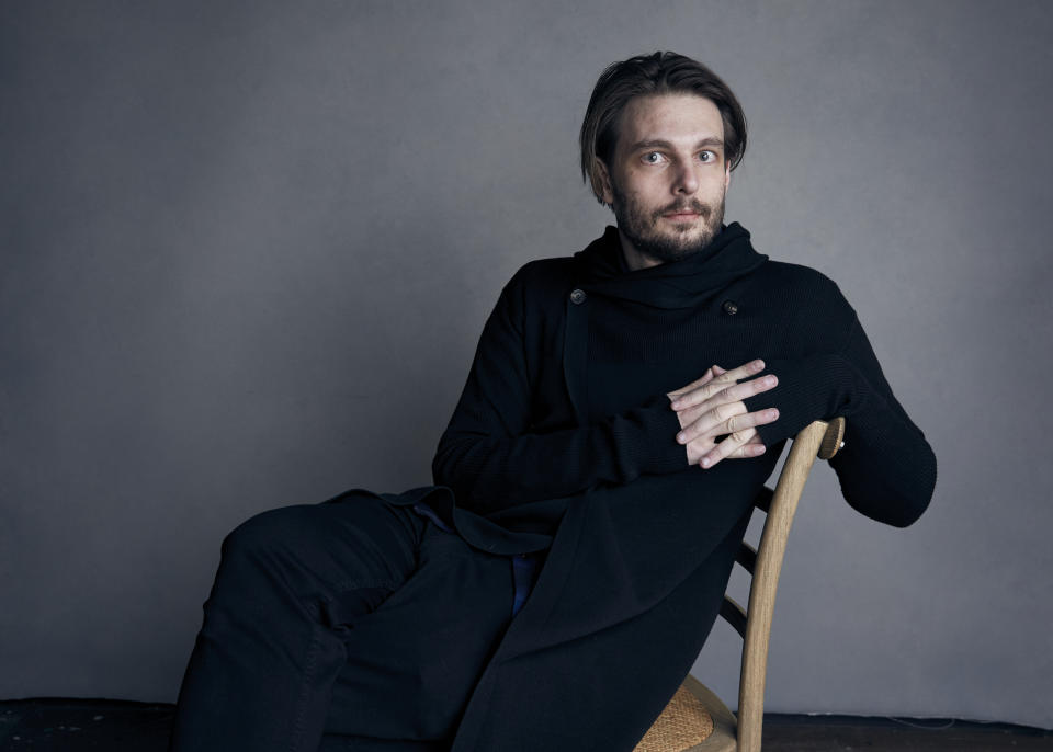 This Jan. 22, 2018 file photo shows writer/director Sam Levinson posing for a portrait to promote the film "Assassination Nation" at the Music Lodge during the Sundance Film Festival in Park City, Utah. Sam Levinson creates a Salem witch trial for the digital age in his new film which opens Friday. (Photo by Taylor Jewell/Invision/AP)