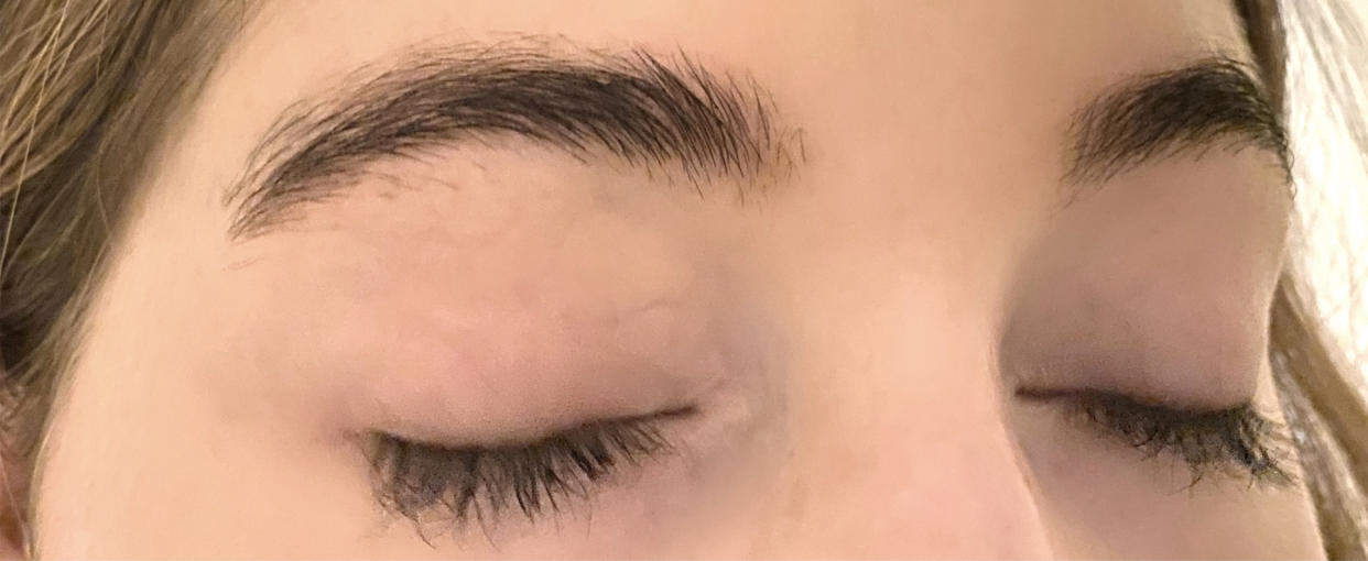 After using GrandeLash and GrandeBrow serum.