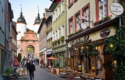 Steingasse pedestrian area and Bridge Gate - Credit: Getty