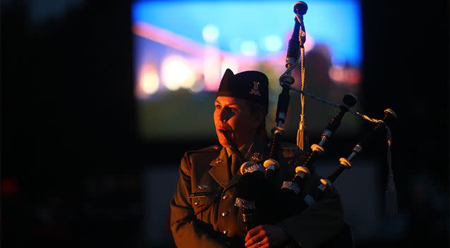 Anzac Day commemorations in France last year. Photo: AP