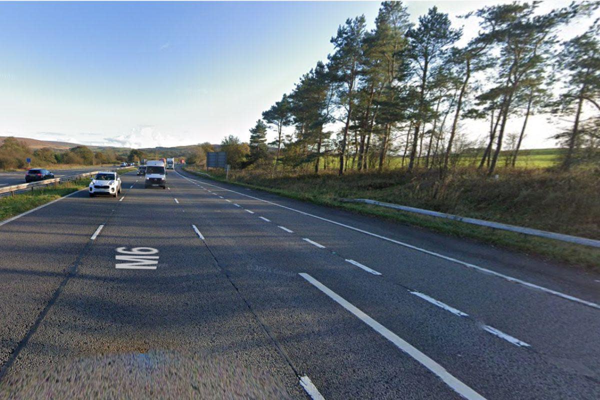 M6 northbound in Lancaster <i>(Image: Google)</i>