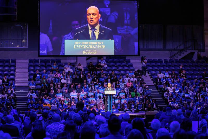 New Zealand National Party's election campaign launch in Auckland