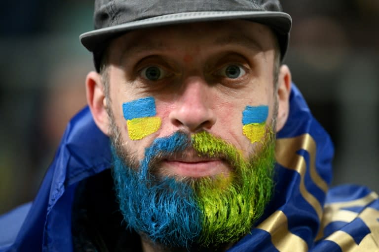 Die ukrainische Fußballnationalmannschaft unterliegt bei der Europameisterschaft in Deutschland einem besonderen Schutz. (Sergei GAPON)