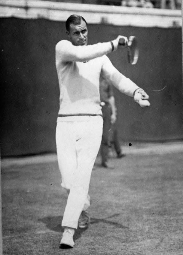 'Big' Bill Tilden dominated tennis during the 1920s the way Babe Ruth dominated baseball. He often played matches in Palm Beach.