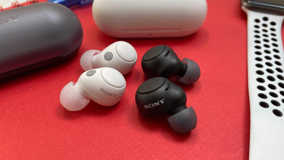 Sony WF-C700N and WF-C500 wireless earbuds side-by-side