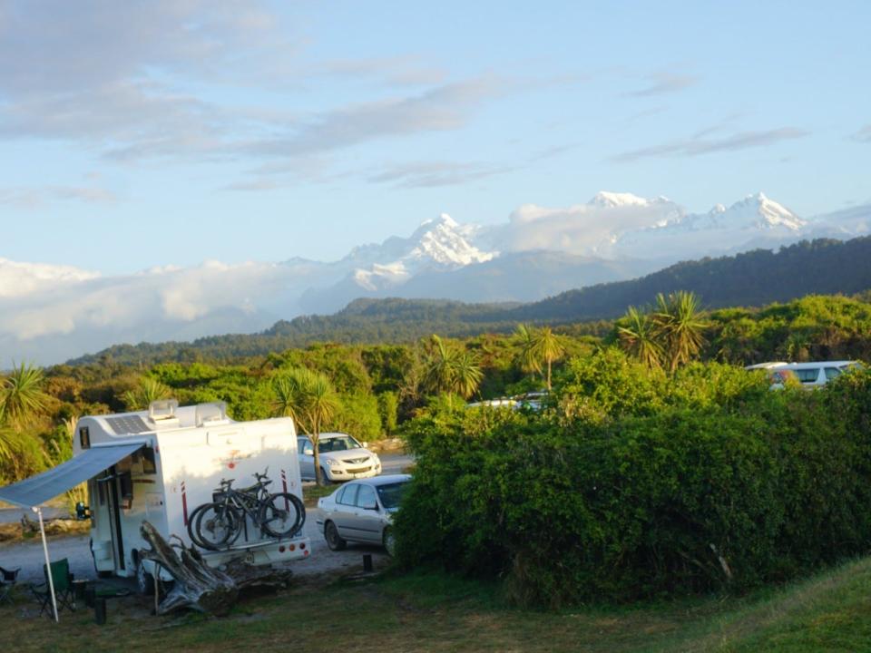 Petrina Darrah campground in New Zealand