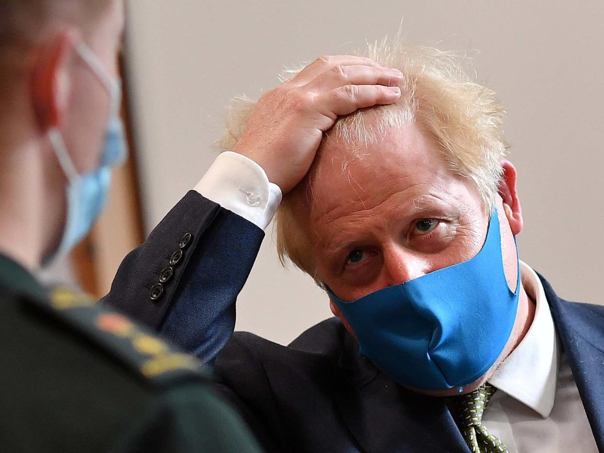 The official word on masks from Downing Street is that they either increase or decrease the risk of infection, they're not mandatory but you should wear one, or perhaps not: Reuters