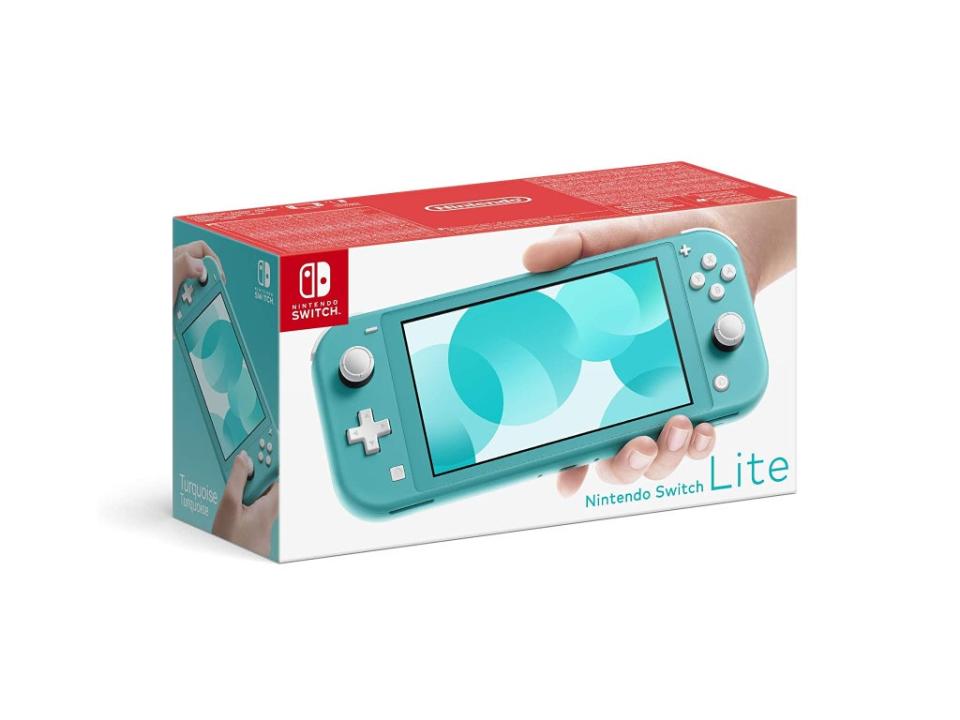 Nintendo Switch lite, turquoise: Was £209.99, now £174.99, Amazon.co.uk (Nintendo)